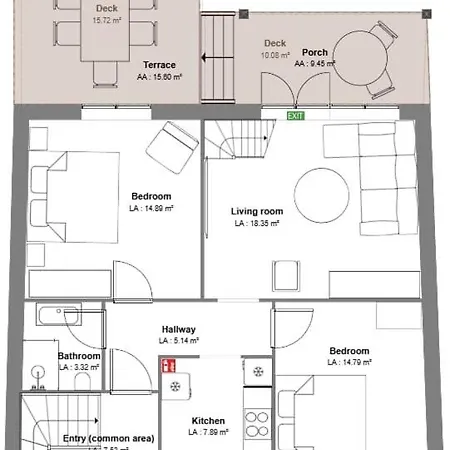 Spacious With Terrace & Parking ベルゲン