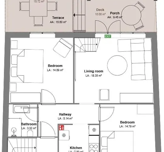 Spacious With Terrace & Parking Bergen